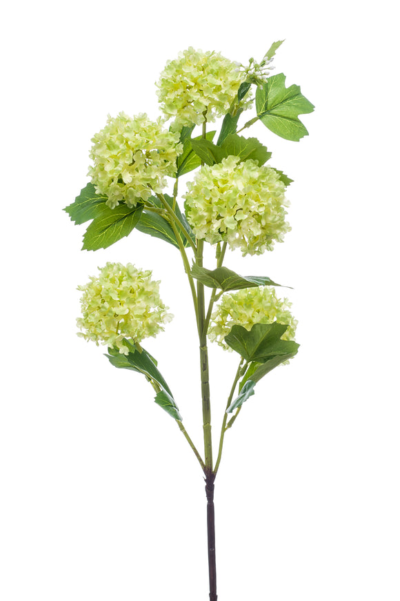 Viburnum artificiel - 1 branche - Vert clair