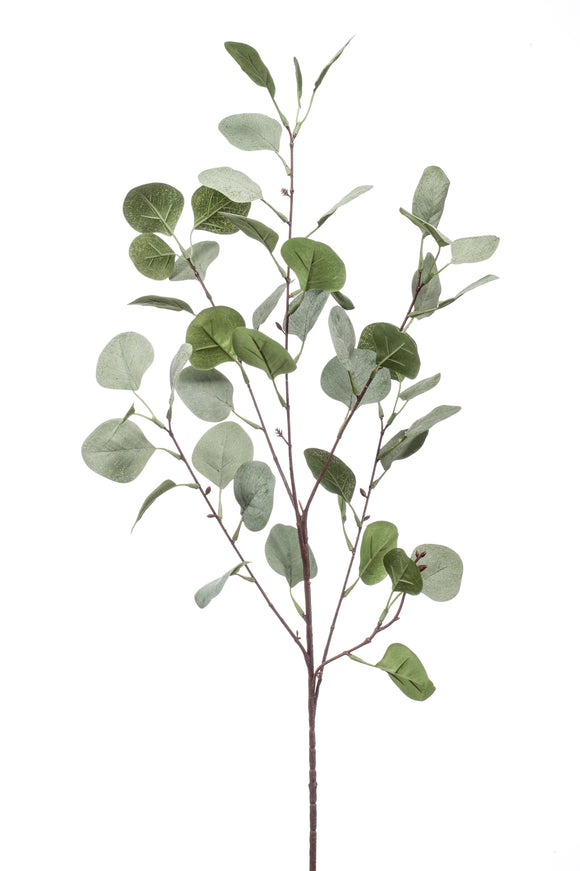 Eucalyptus Populus artificiel - 1 branche - Vert-gris