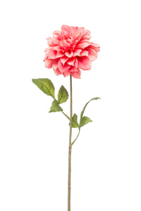 Dalia artificiale - 1 stelo - Corallo