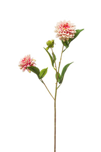 Dalia mini artificiale - 1 stelo - rosa chiaro