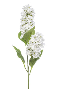 Ortensia artificiale Peegee - 1 stelo - Bianco