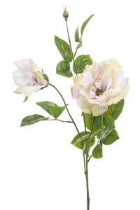 Rose selvatiche artificiali - 1 stelo - viola chiaro
