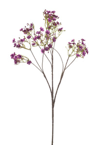 Gypsophila artificiale - 1 stelo - Viola scuro