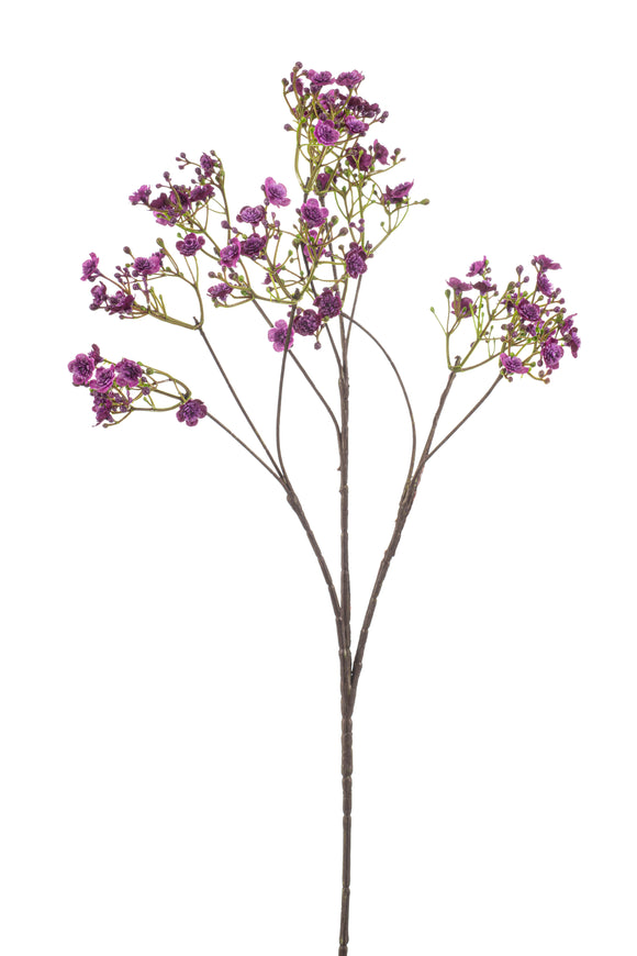 Gypsophila artificiale - 1 stelo - Viola scuro