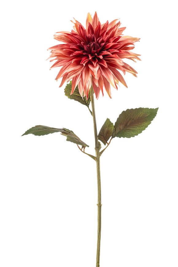 Dalia artificiale - 1 stelo - rosa vintage