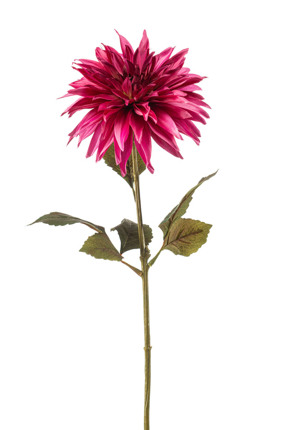 Dalia artificiale - 1 stelo - rosso fucsia