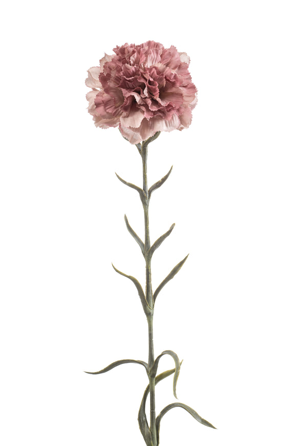 Garofano artificiale - 1 stelo - rosa vintage