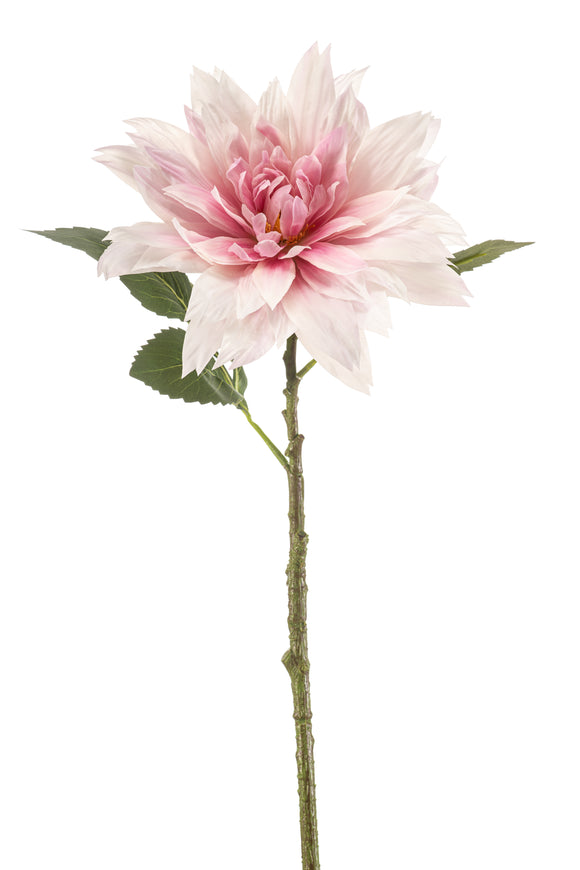 Dahlia XL artificiel - 1 tige - Rose clair