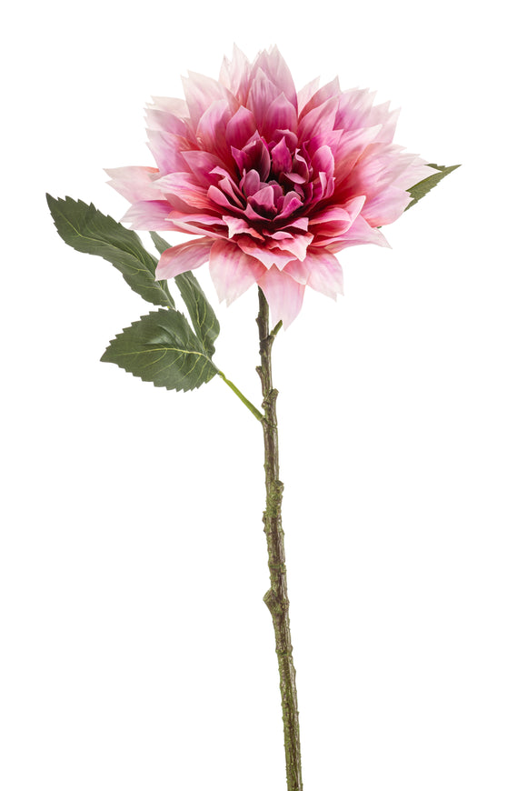 Dahlia XL artificiel - 1 tige - Rose
