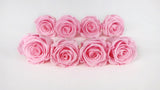 Stabilisierte Rosen Kiara 5 cm - 8 Stück - Bridal pink - Si-nature